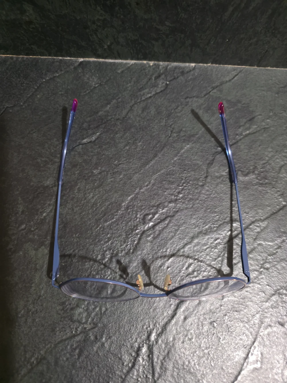 Etnia Barcelona Aleksandra PGBL 51-19-143 Blue Rose Gold Cat Eye Eyeglasses